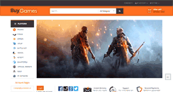 Desktop Screenshot of buygames.net